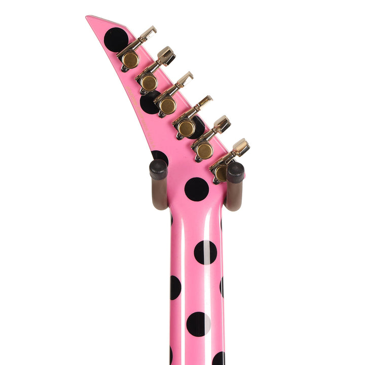 Jackson Custom Shop Randy Rhoads RR 1.5 Music Zoo Exclusive Platinum Pink and Black Polka Dots