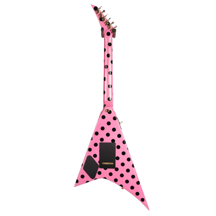 Jackson Custom Shop Randy Rhoads RR 1.5 Music Zoo Exclusive Platinum Pink and Black Polka Dots