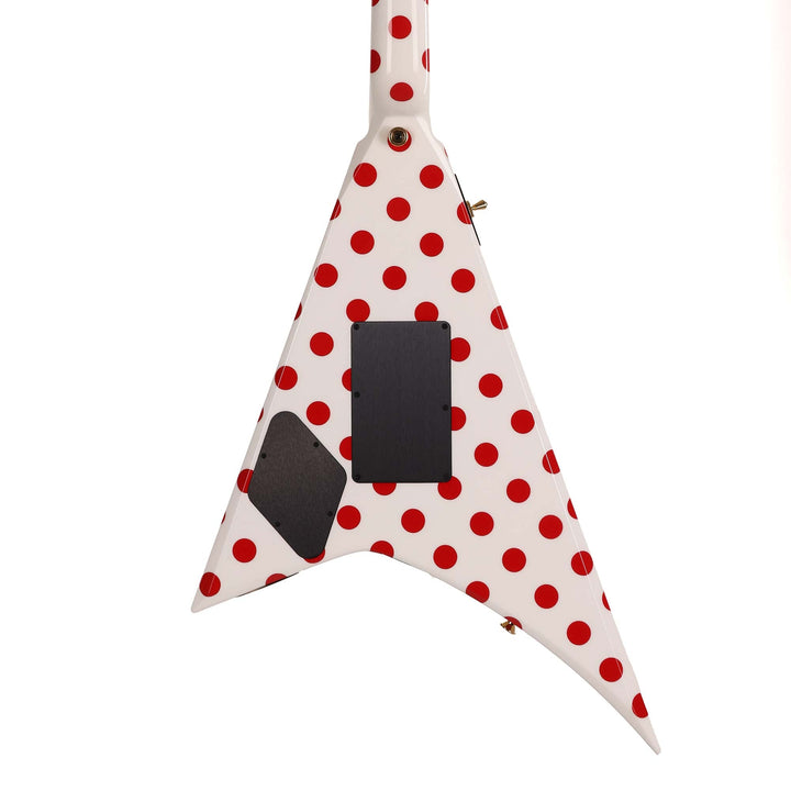 Jackson Custom Shop Randy Rhoads RR 1.5 Music Zoo Exclusive White with Red Polka Dots