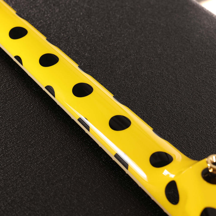 Jackson Custom Shop Randy Rhoads RR 1.5 Music Zoo Exclusive Graffiti Yellow with Black Polka Dots