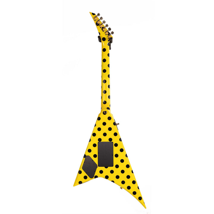 Jackson Custom Shop Randy Rhoads RR 1.5 Music Zoo Exclusive Graffiti Yellow with Black Polka Dots