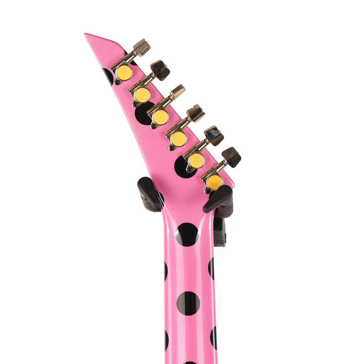 Jackson Custom Shop Randy Rhoads RR 1.5 Music Zoo Exclusive Platinum Pink with Black Polka Dots