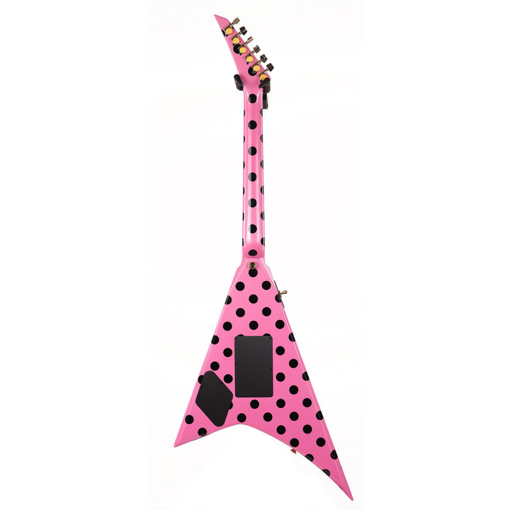 Jackson Custom Shop Randy Rhoads RR 1.5 Music Zoo Exclusive Platinum Pink with Black Polka Dots