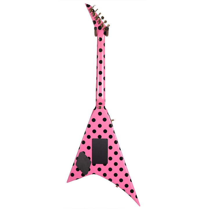 Jackson Custom Shop Randy Rhoads RR 1.5 Music Zoo Exclusive Platinum Pink with Black Polka Dots