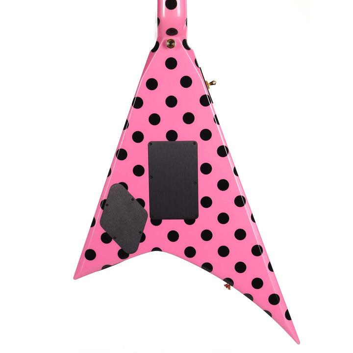 Jackson Custom Shop Randy Rhoads RR 1.5 Music Zoo Exclusive Platinum Pink with Black Polka Dots