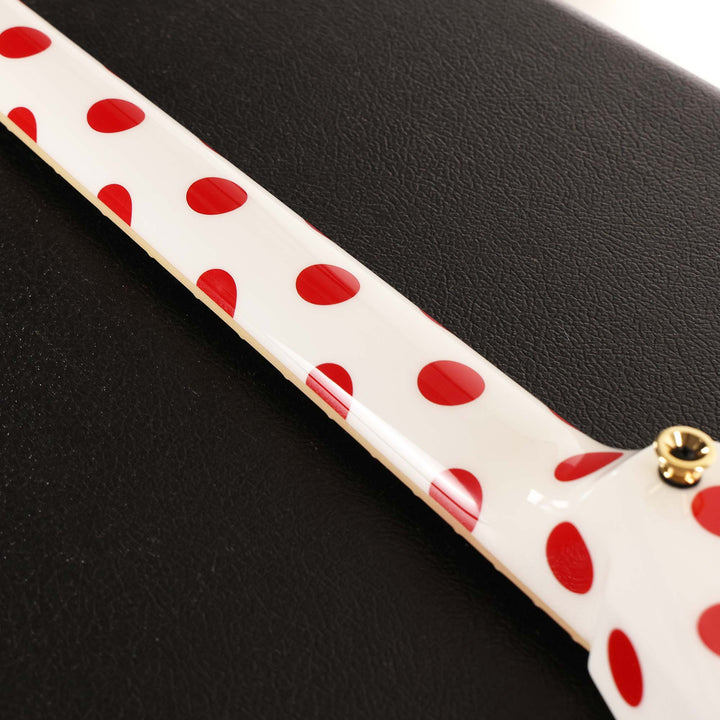 Jackson Custom Shop Randy Rhoads RR 1.5 Music Zoo Exclusive White and Red Polka Dots