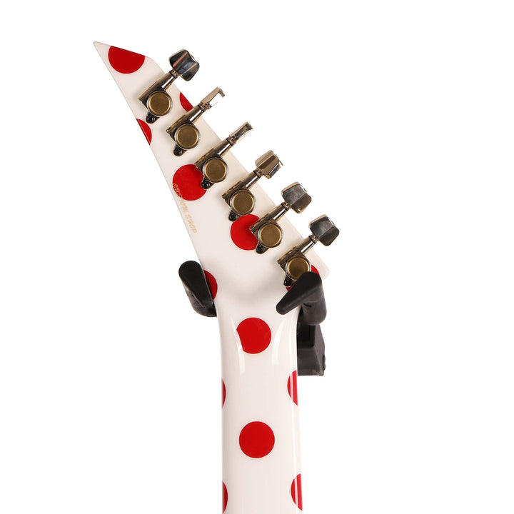 Jackson Custom Shop Randy Rhoads RR 1.5 Music Zoo Exclusive White and Red Polka Dots