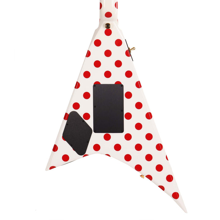 Jackson Custom Shop Randy Rhoads RR 1.5 Music Zoo Exclusive White and Red Polka Dots