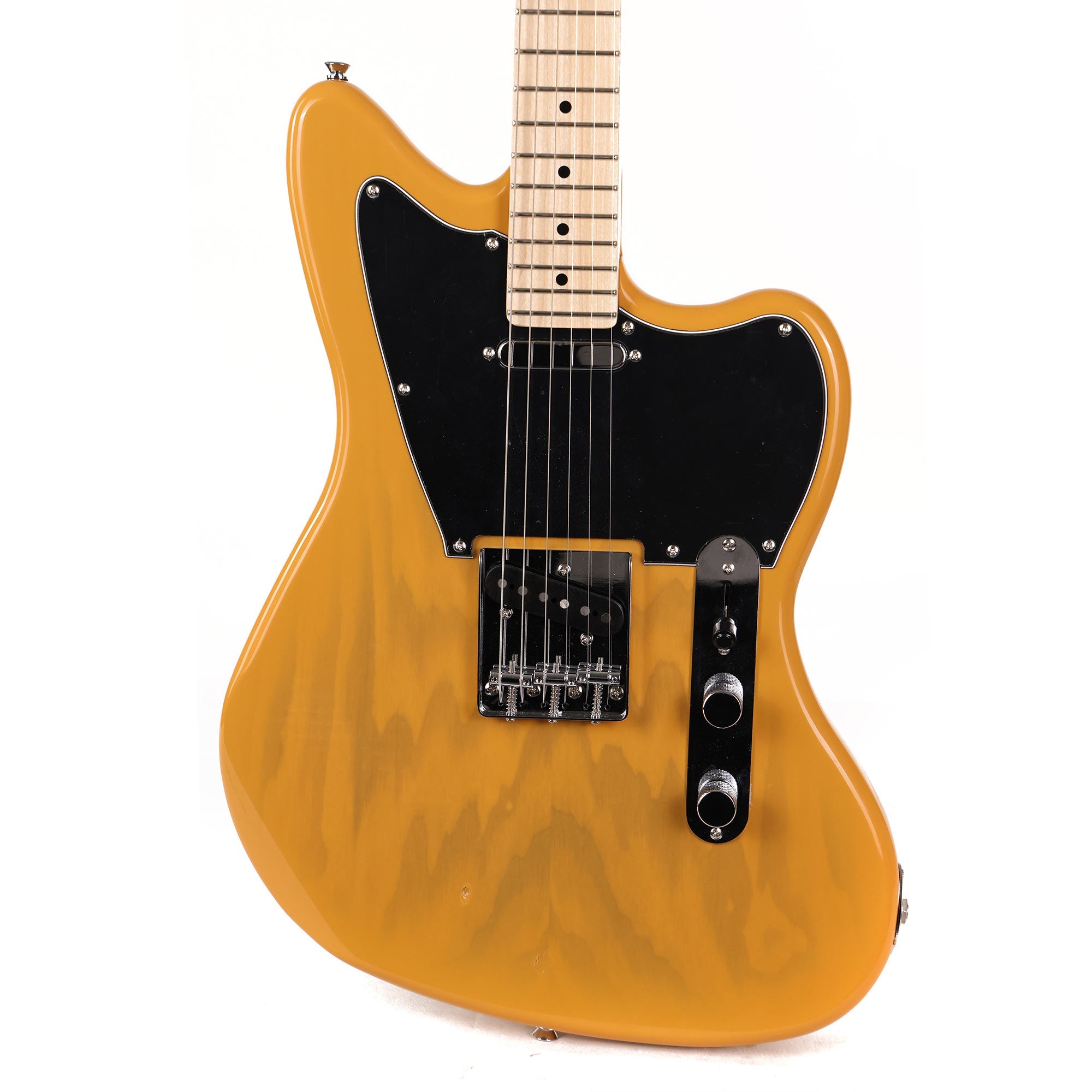 美品 グレードアップ Squier Paranomal Offset TL Squier Paranormal Series Offset Telecaster Butterscotch Blonde