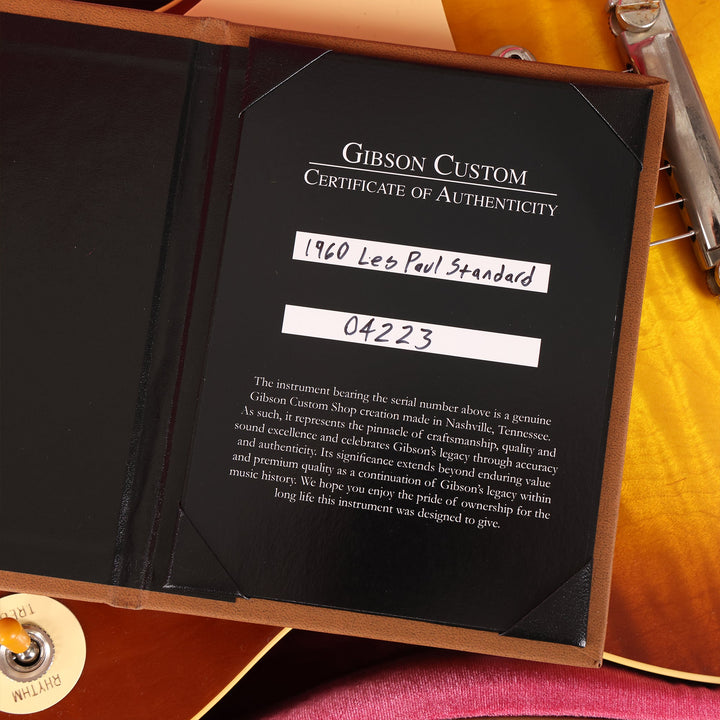 Gibson Custom Shop 1960 Les Paul Standard Reissue Iced Tea Burst