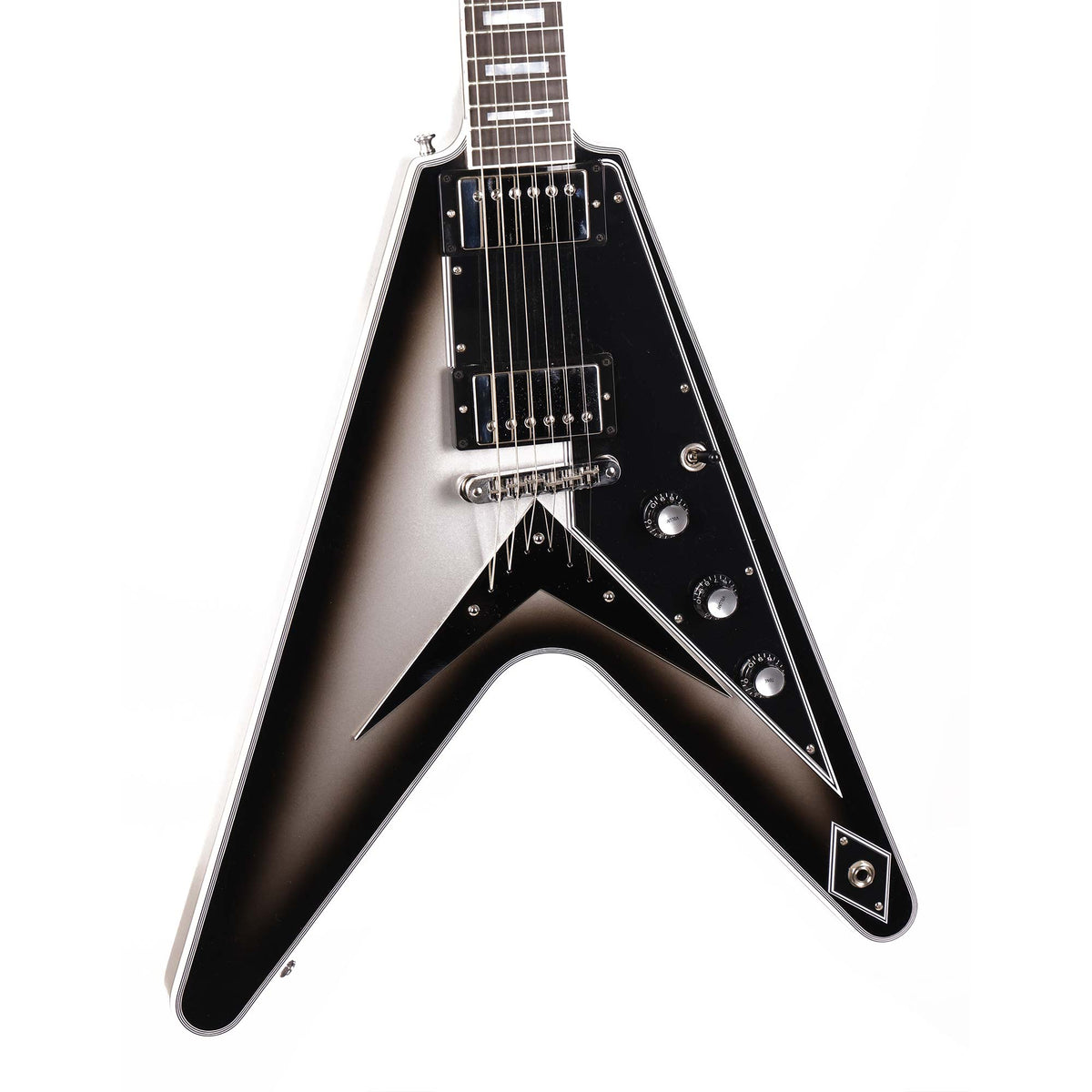 Gibson Custom Shop Flying V Custom Made 2 Measure Silverburst — 5