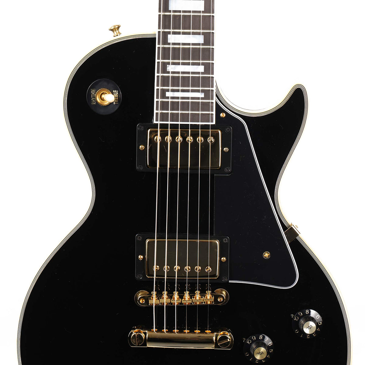 Gibson Custom Shop '68 Les Paul Custom Reissue Guitar Ebony Gold Hardware 2025 — 4