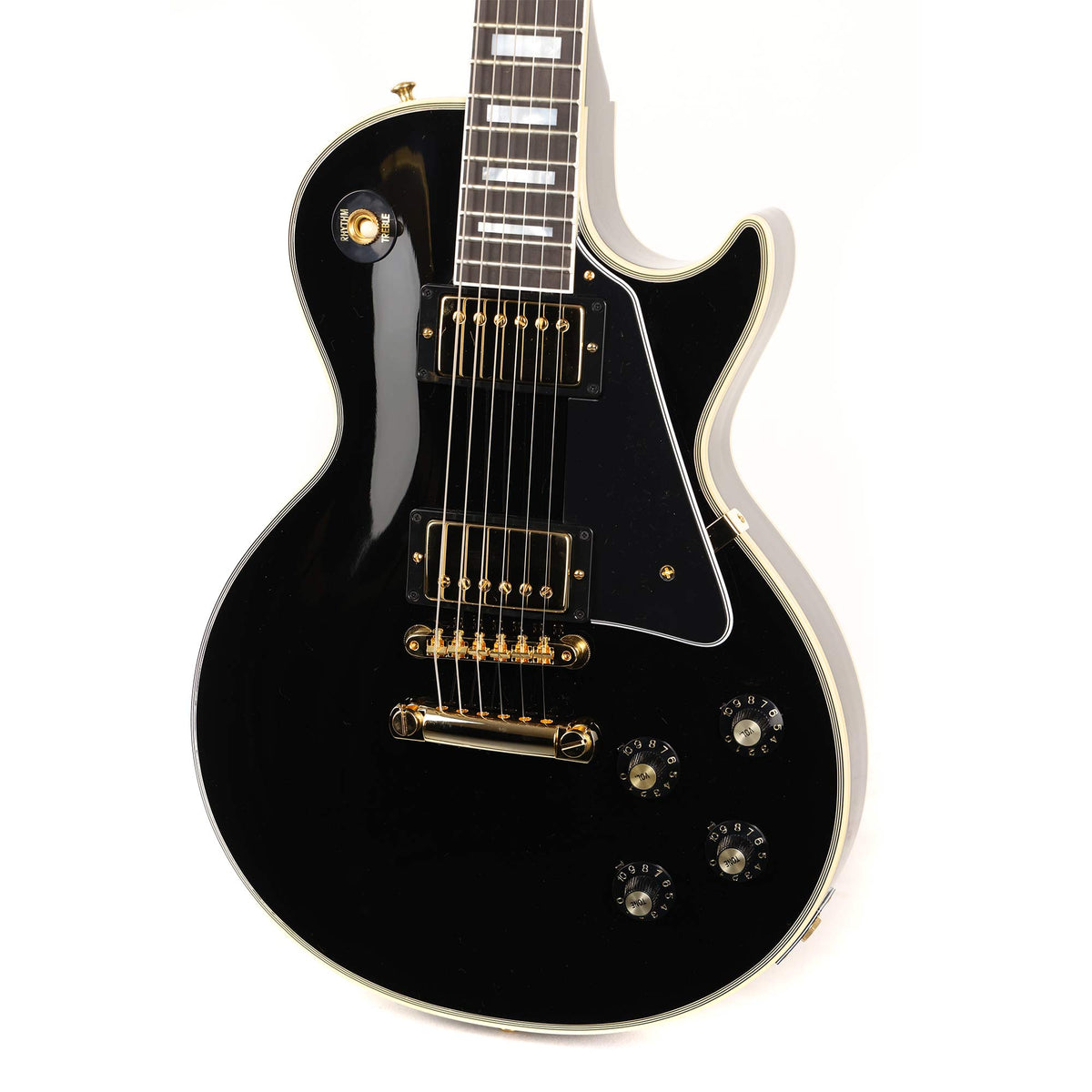 Gibson Custom Shop '68 Les Paul Custom Reissue Guitar Ebony Gold Hardware 2025 — 5