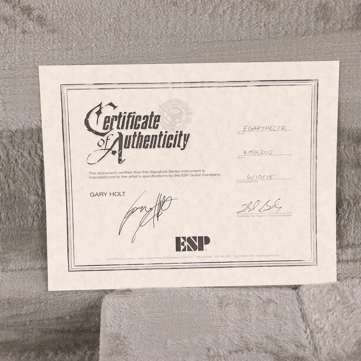 2015 ESP Gary Holt Signature EC Liquid Metal Lava — 8