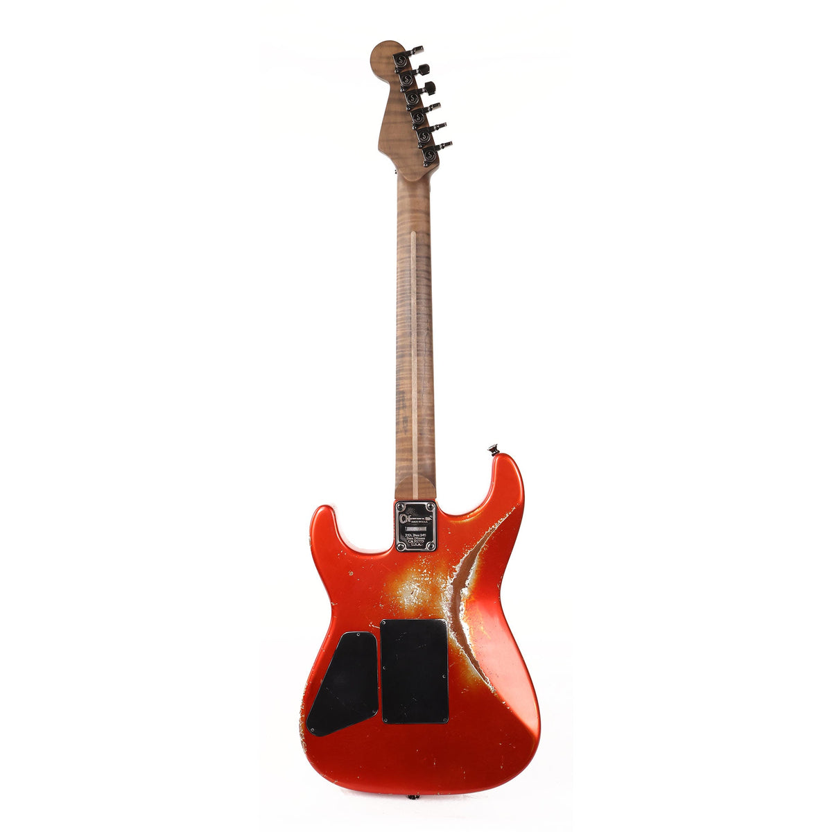 Charvel Custom Shop San Dimas Nitro Aged Candy Tangerine — 3