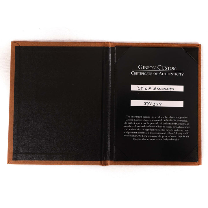 Gibson Custom Shop 1958 Les Paul Standard Reissue Lemon Burst VOS