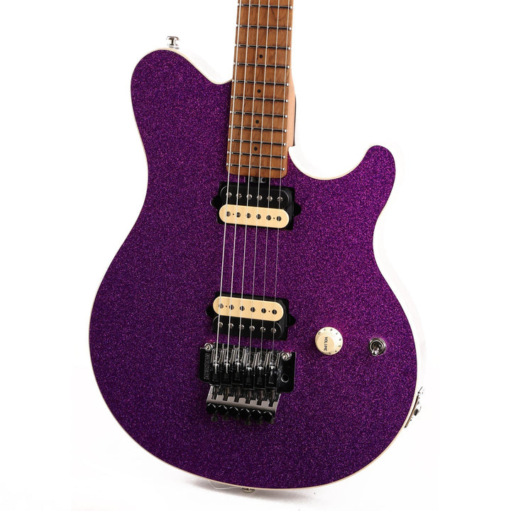Ernie Ball Music Man Axis Guitar Fuschia Sparkle Music Zoo Exclusive
