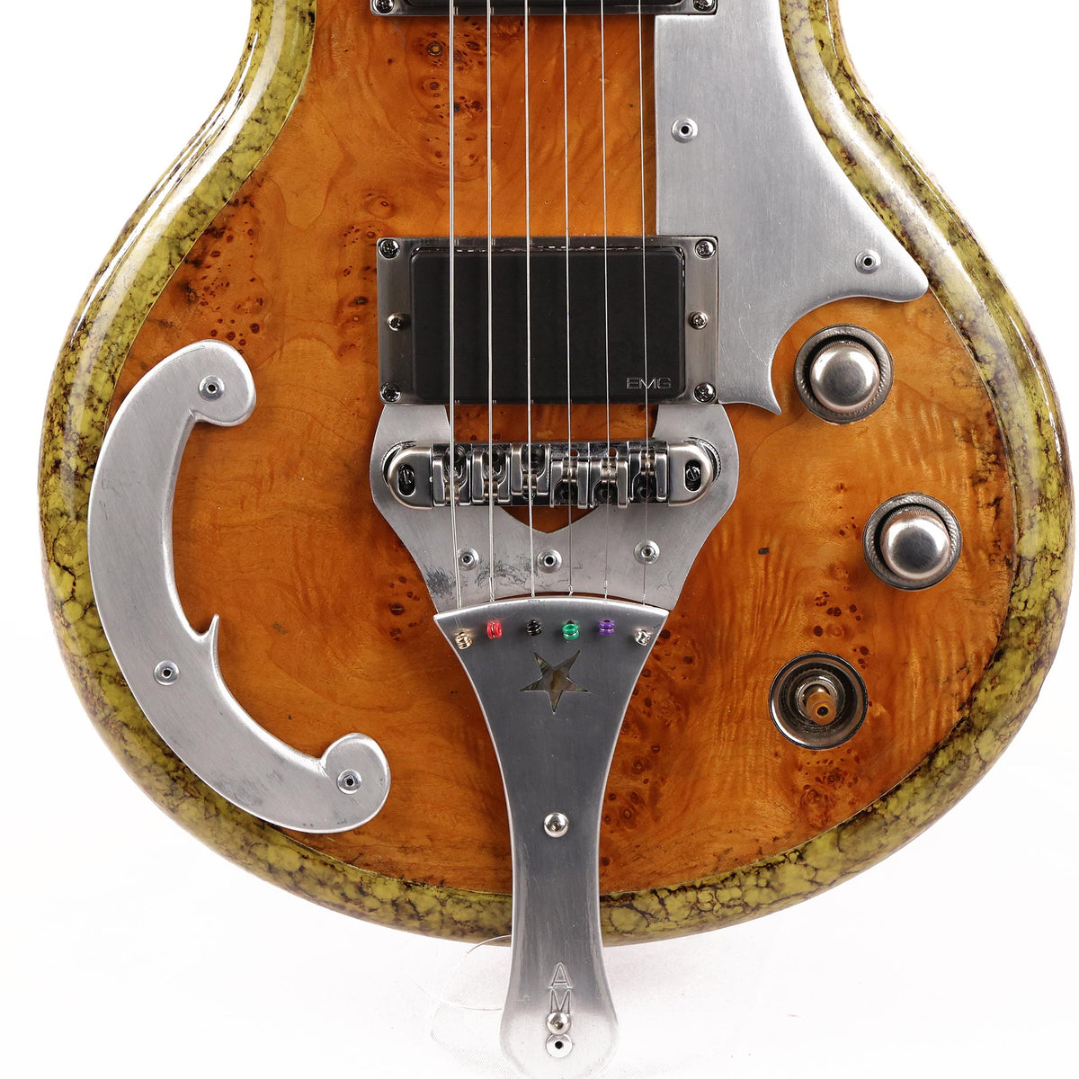 AM Guitars Anibal Mistorni Marble Sculpted Guitar — 9
