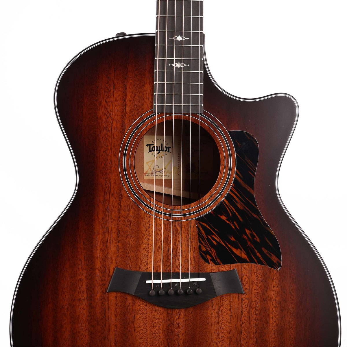 Taylor 324ce V-Class Grand Auditorium Acoustic Shaded Edgeburst — 4