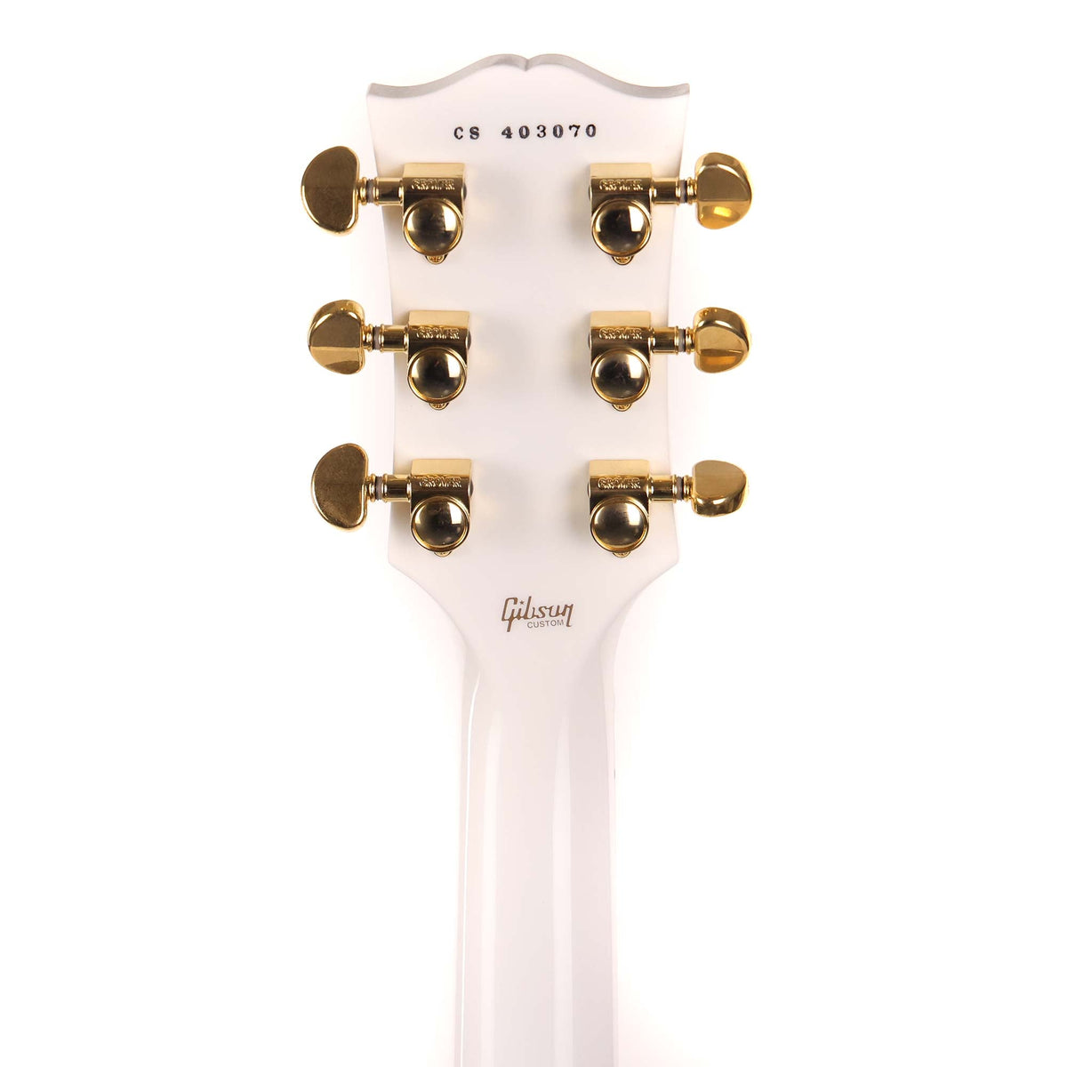 Gibson Custom Shop Made 2 Measure Les Paul Custom VOS Alpine White Super 400 Inlays 2024 — 7