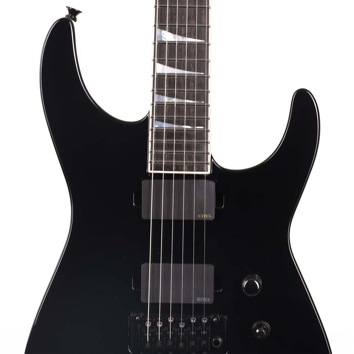 Jackson Custom Shop SL2H Soloist Black with EMG Pickups — 4