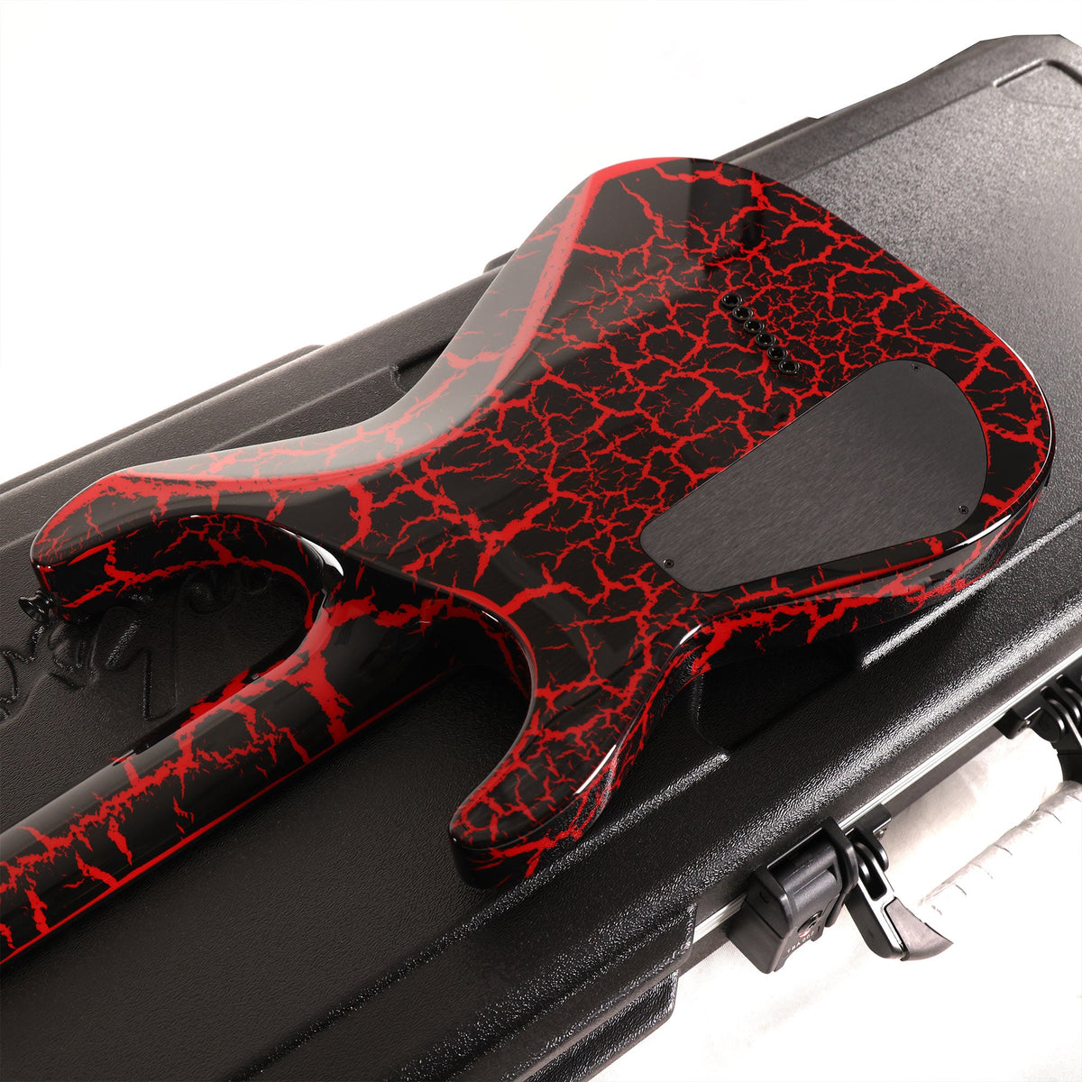 Jackson Custom Shop Soloist SL2H Black and Ferrari Red Crackle — 11