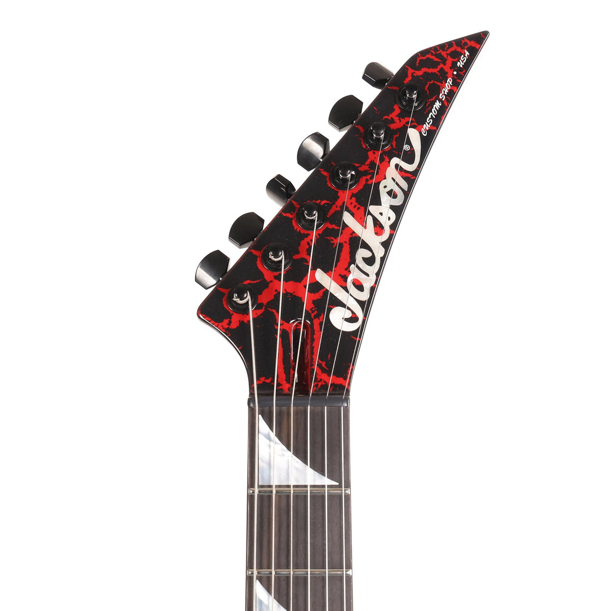 Jackson Custom Shop Soloist SL2H Black and Ferrari Red Crackle — 12