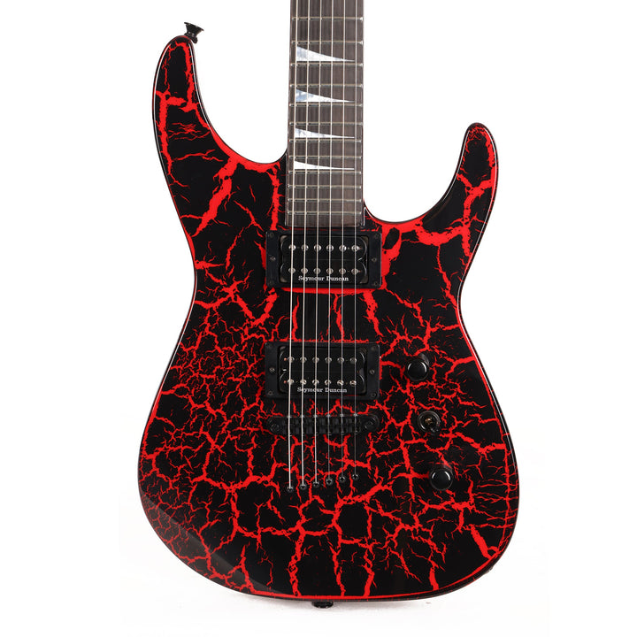 Jackson Custom Shop Soloist SL2H Black and Ferrari Red Crackle