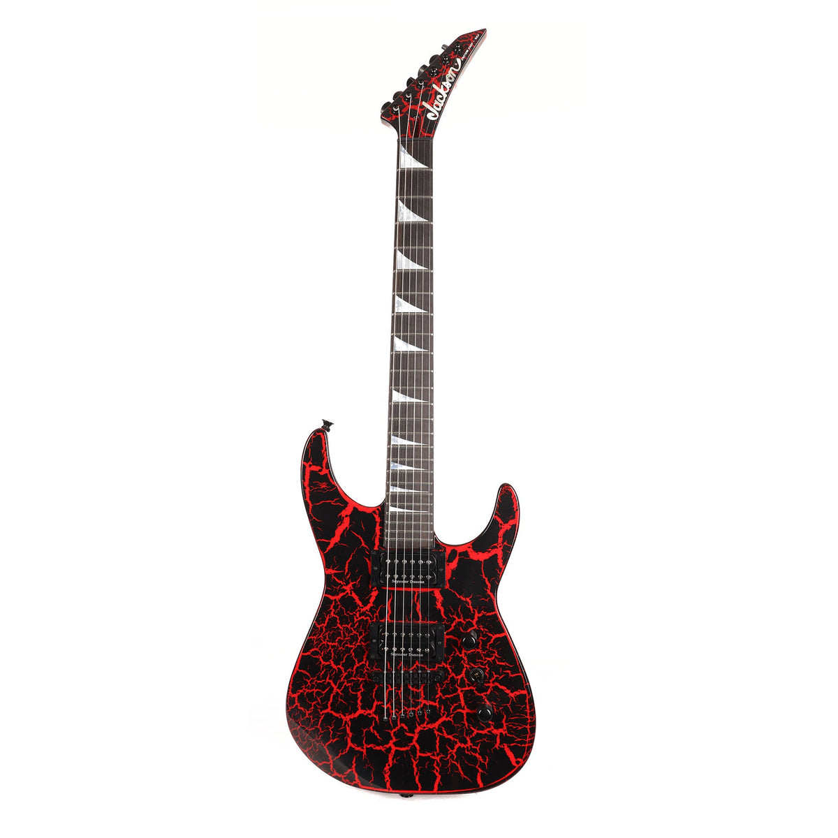 Jackson Custom Shop Soloist SL2H Black and Ferrari Red Crackle — 2