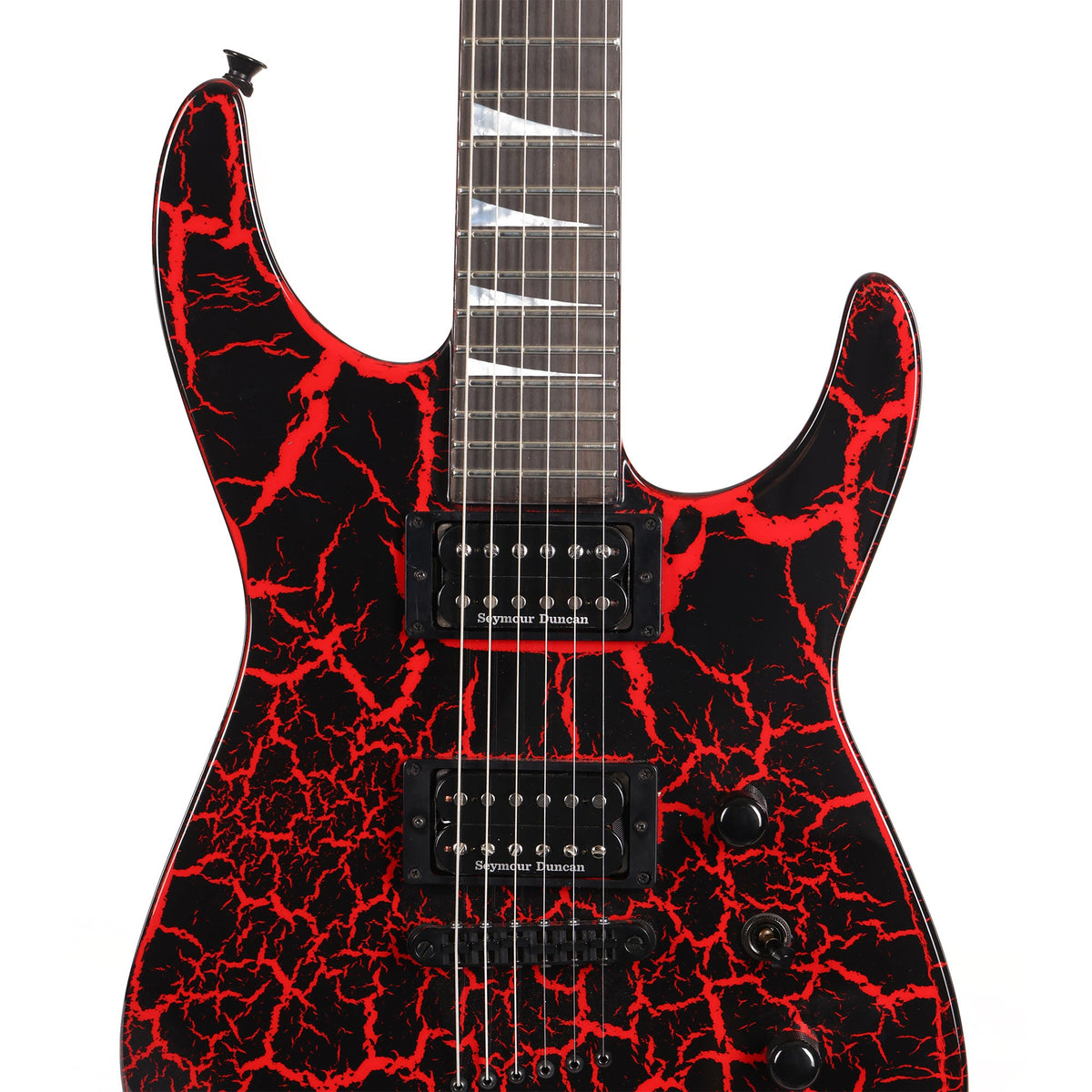 Jackson Custom Shop Soloist SL2H Black and Ferrari Red Crackle — 4
