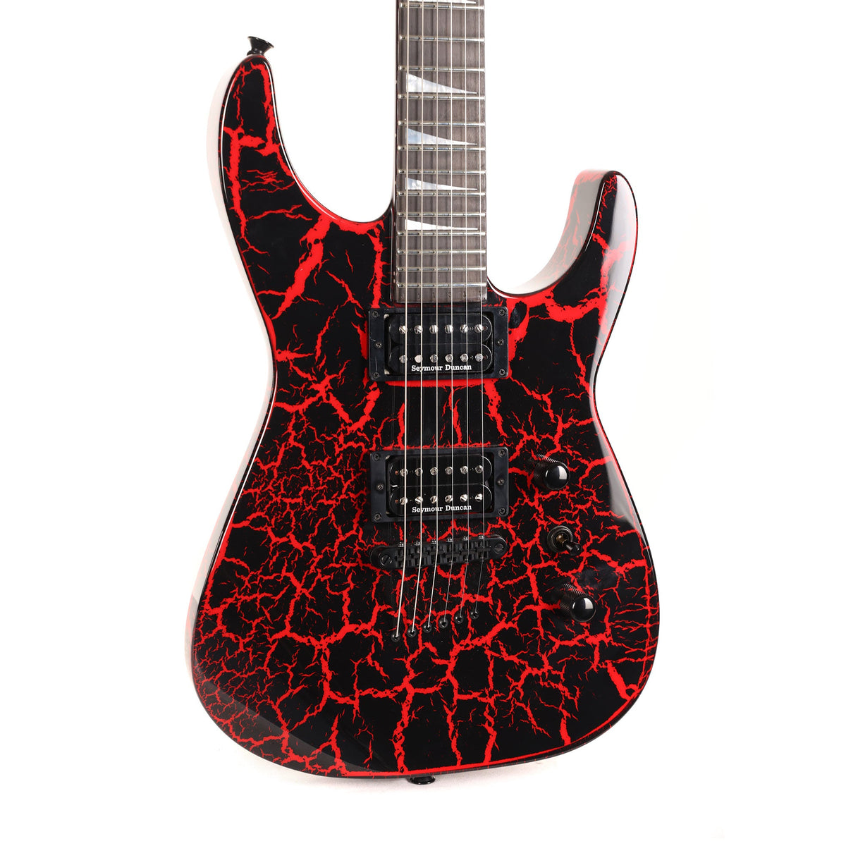 Jackson Custom Shop Soloist SL2H Black and Ferrari Red Crackle — 5