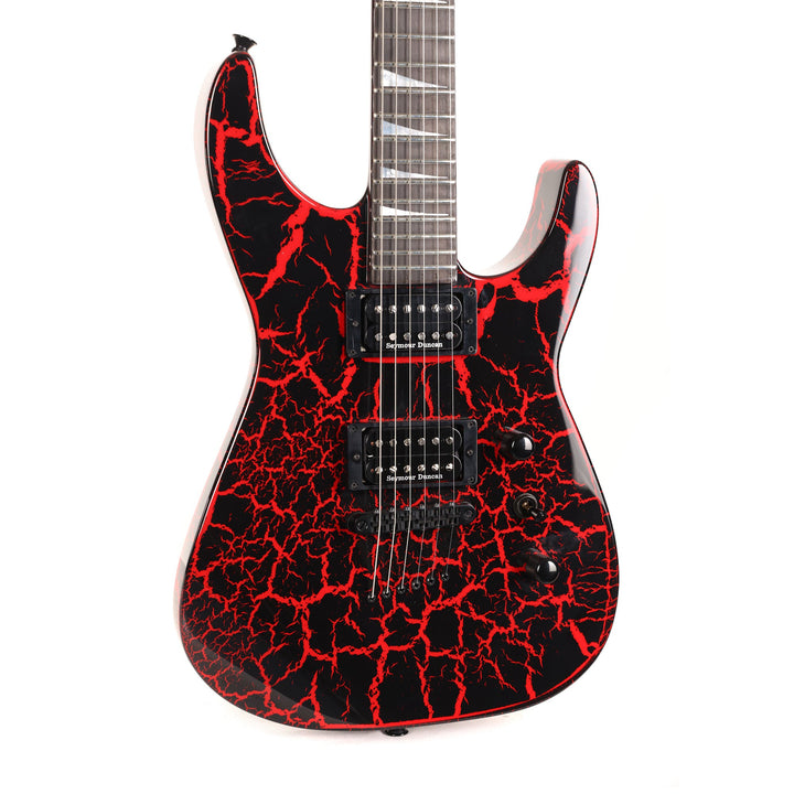 Jackson Custom Shop Soloist SL2H Black and Ferrari Red Crackle