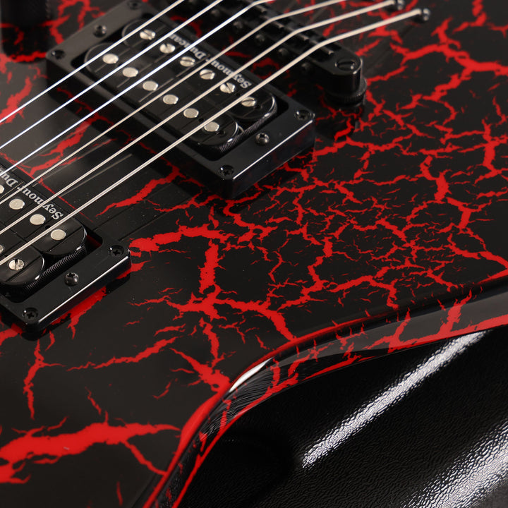Jackson Custom Shop Soloist SL2H Black and Ferrari Red Crackle