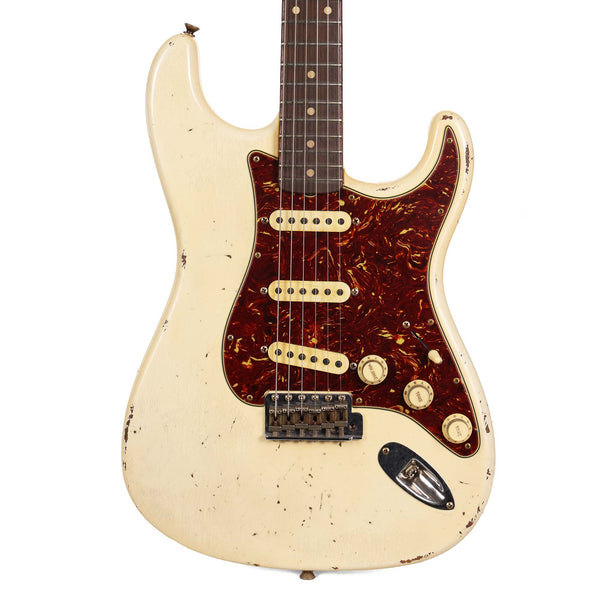 Fender Custom Shop 1960s Stratocaster Aged Olympic White Masterbuilt Jason Smith