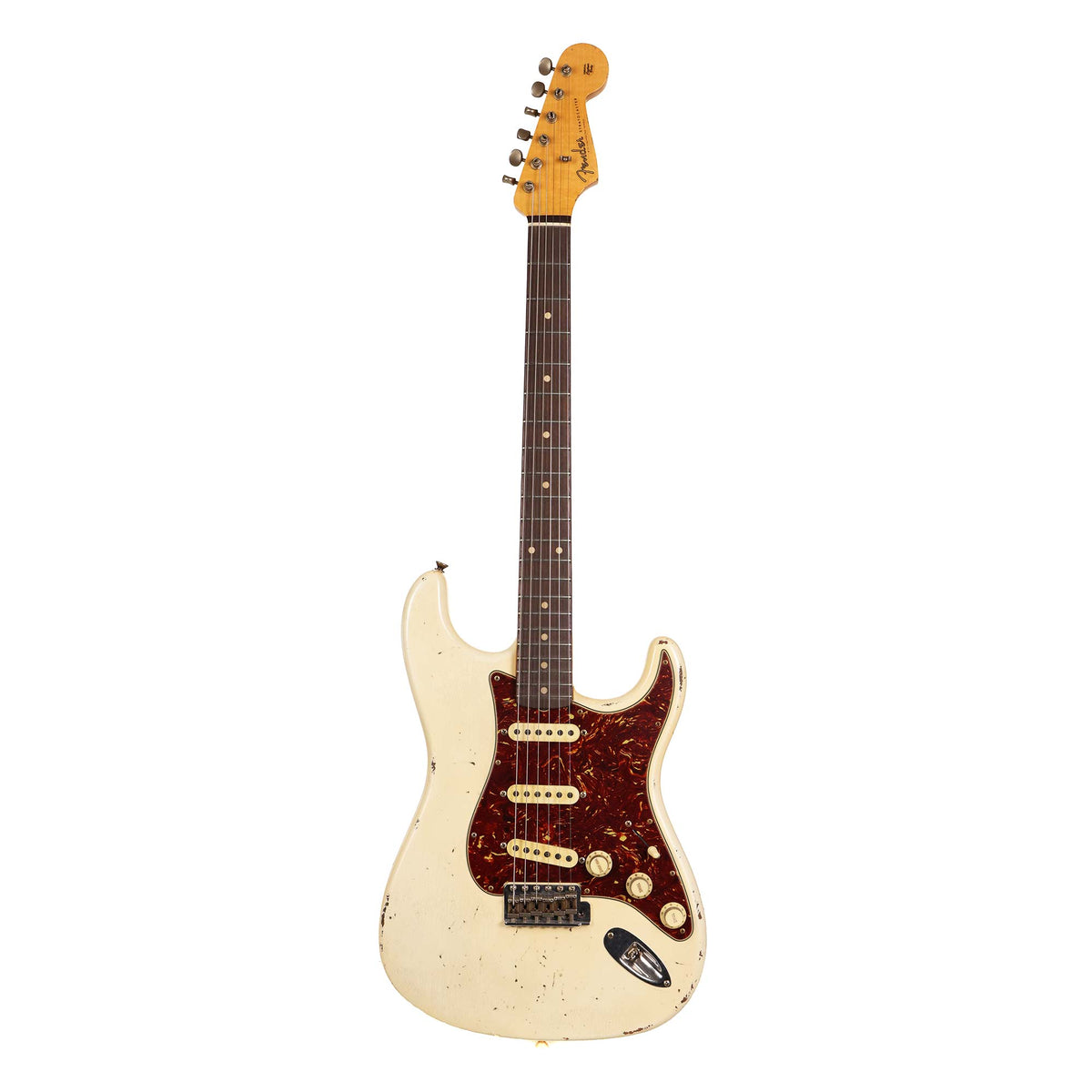 Fender Custom Shop 1960s Stratocaster Aged Olympic White Masterbuilt Jason Smith — 2