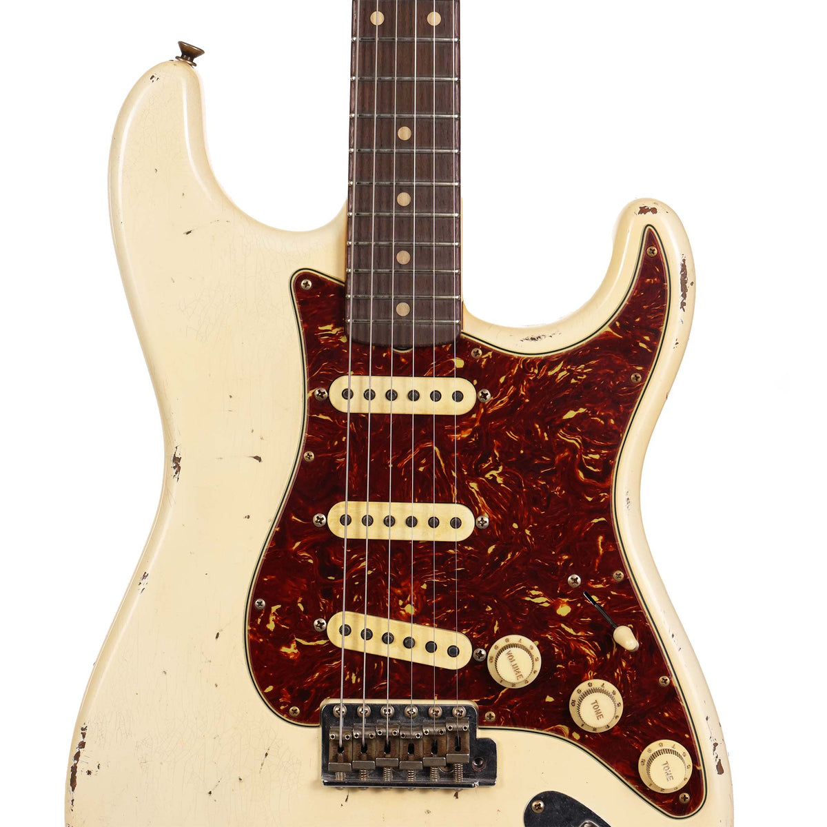 Fender Custom Shop 1960s Stratocaster Aged Olympic White Masterbuilt Jason Smith — 4