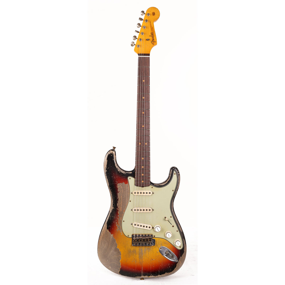 Fender Custom Shop 1960 Stratocaster Ultimate Relic Masterbuilt Greg Fessler 3-Tone Sunburst — 2