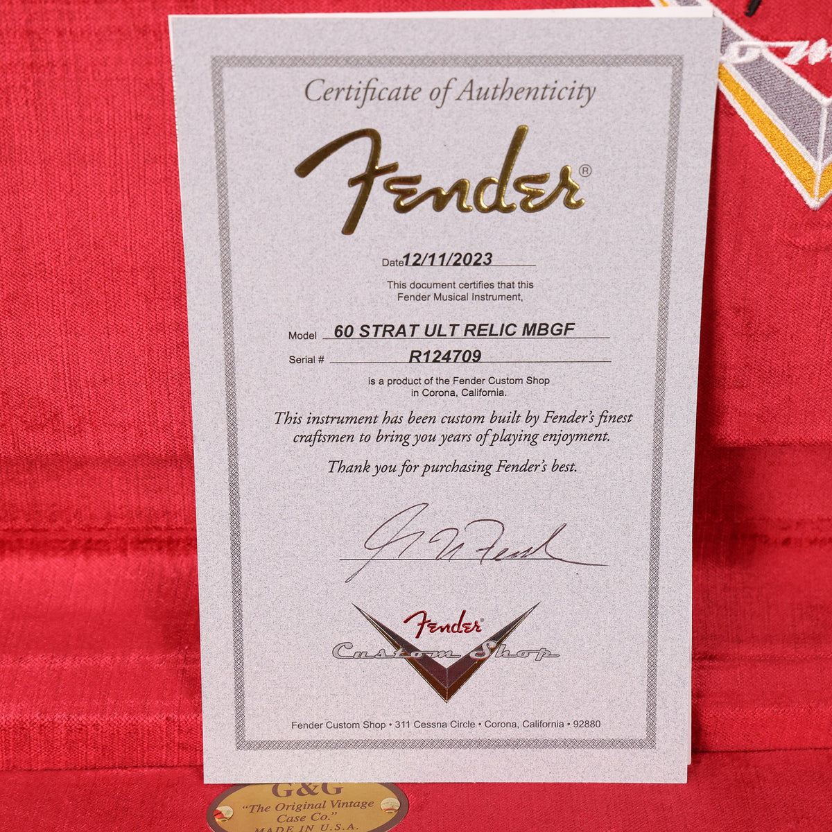 Fender Custom Shop 1960 Stratocaster Ultimate Relic Masterbuilt Greg Fessler 3-Tone Sunburst — 9