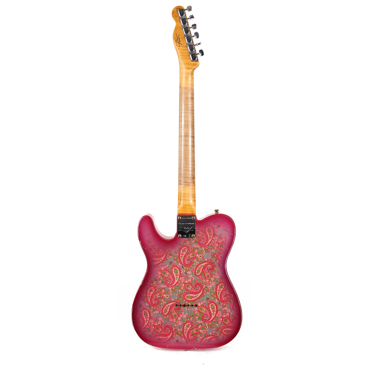 Fender Custom Shop Limited Edition 1972 Telecaster Thinline Heavy Relic Pink Paisley — 3