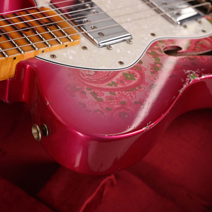Fender Custom Shop Limited Edition 1972 Telecaster Thinline Heavy Relic Pink Paisley