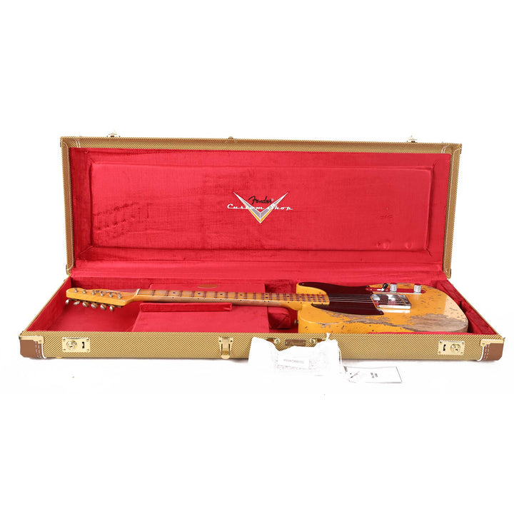 Fender Custom Shop Limited 1950 Pine Esquire Super Heavy Relic Aged Nocaster Blonde