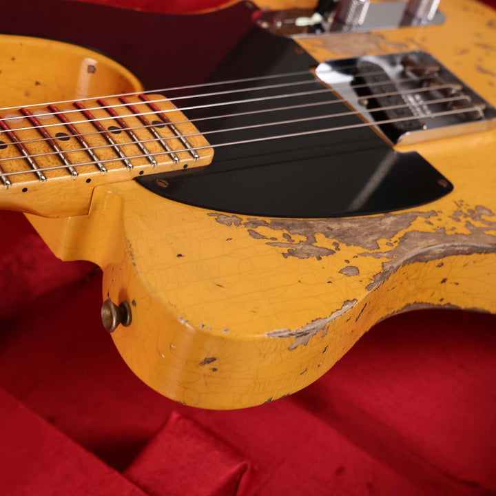 Fender Custom Shop Limited 1950 Pine Esquire Super Heavy Relic Aged Nocaster Blonde