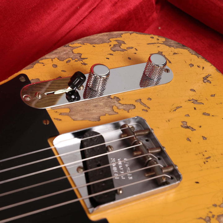 Fender Custom Shop Limited 1950 Pine Esquire Super Heavy Relic Aged Nocaster Blonde