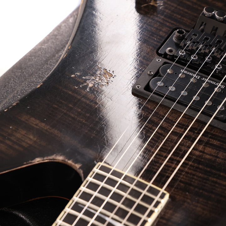 Jackson Custom Shop Kelly 1H Relic Transparent Black