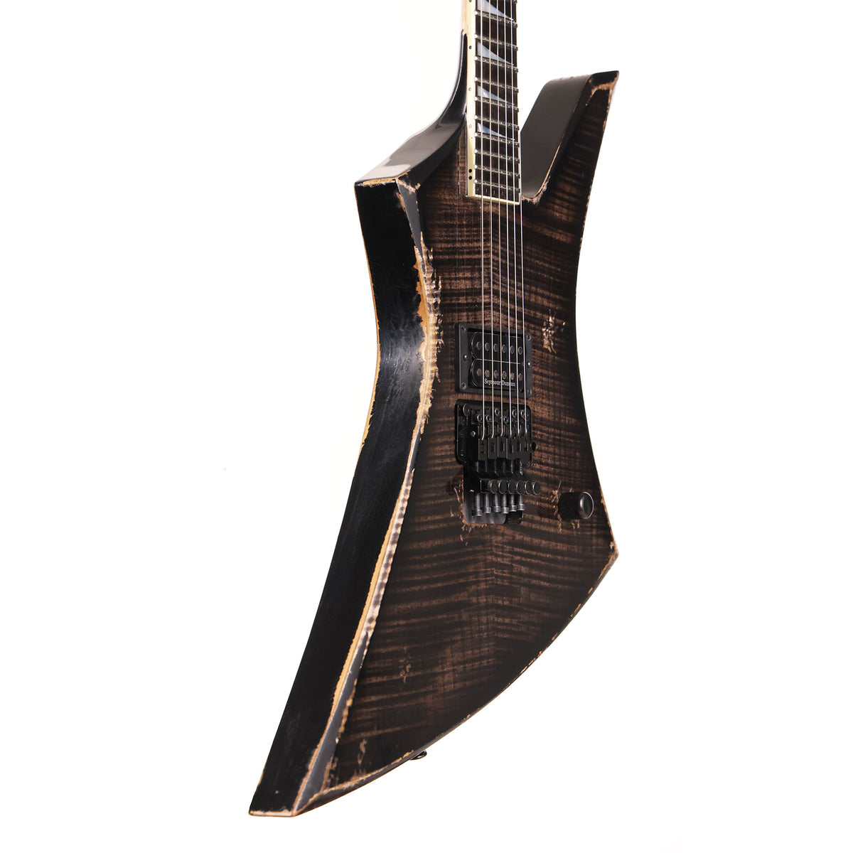Jackson Custom Shop Kelly 1H Relic Transparent Black — 5