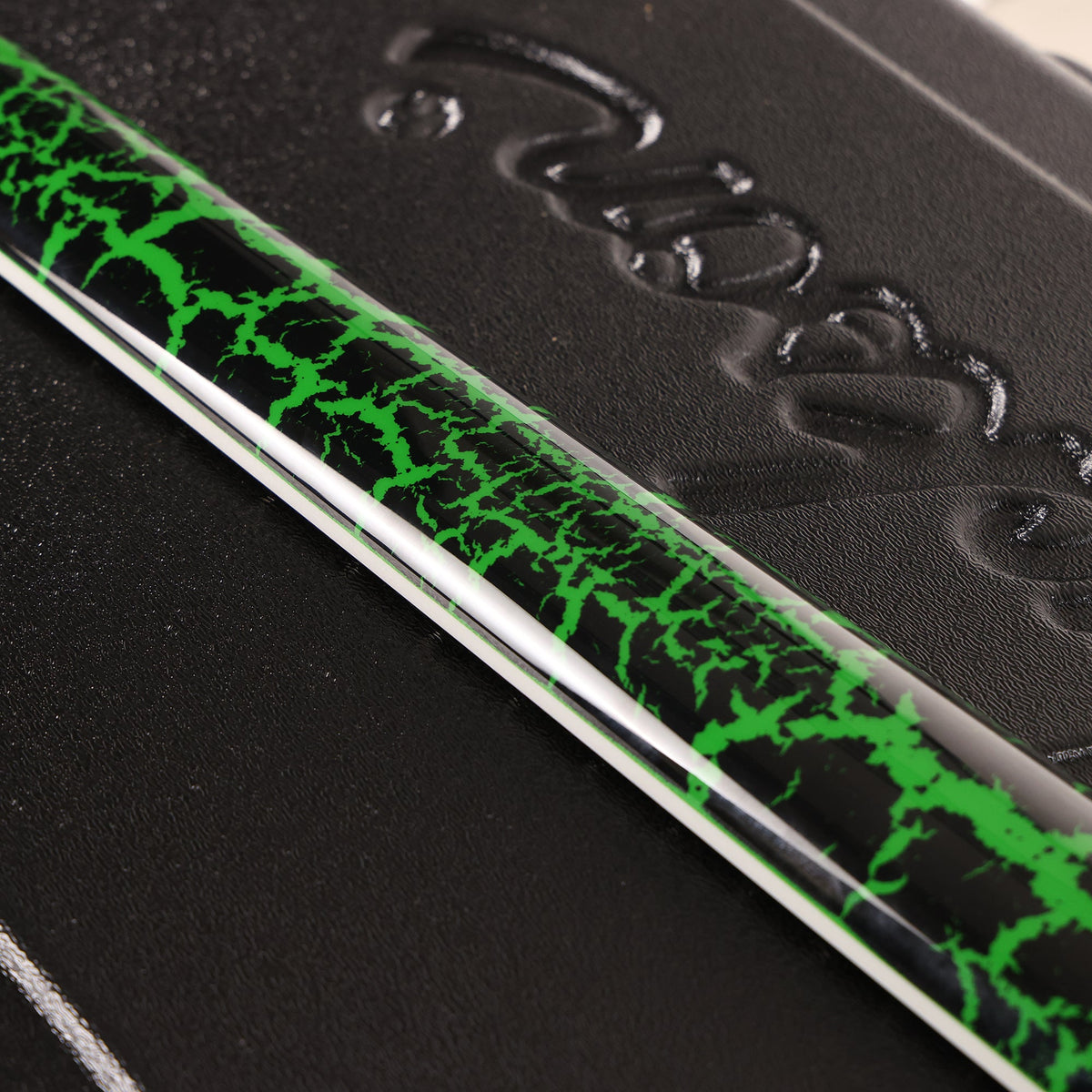 Jackson Custom Shop Soloist SL2H Black and Slime Green Crackle — 11
