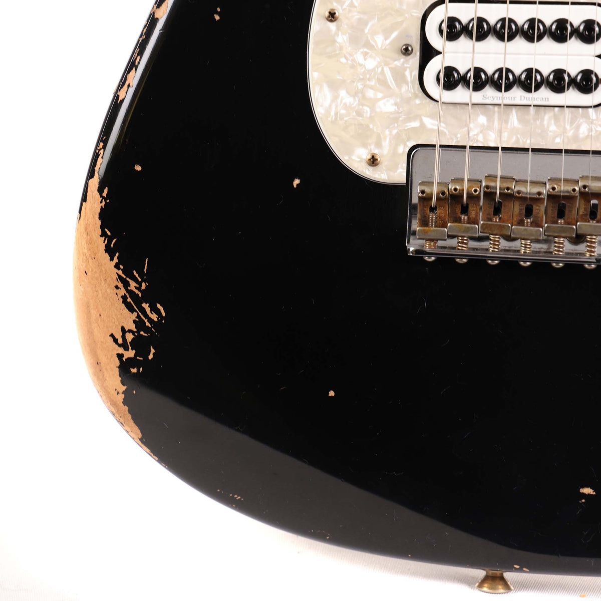 Fender Custom Shop 1969 Stratocaster Hardtail Heavy Relic Black — 7