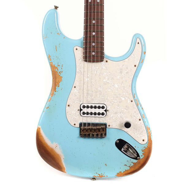 Fender Custom Shop 1969 Stratocaster Hardtail Heavy Relic Daphne Blue