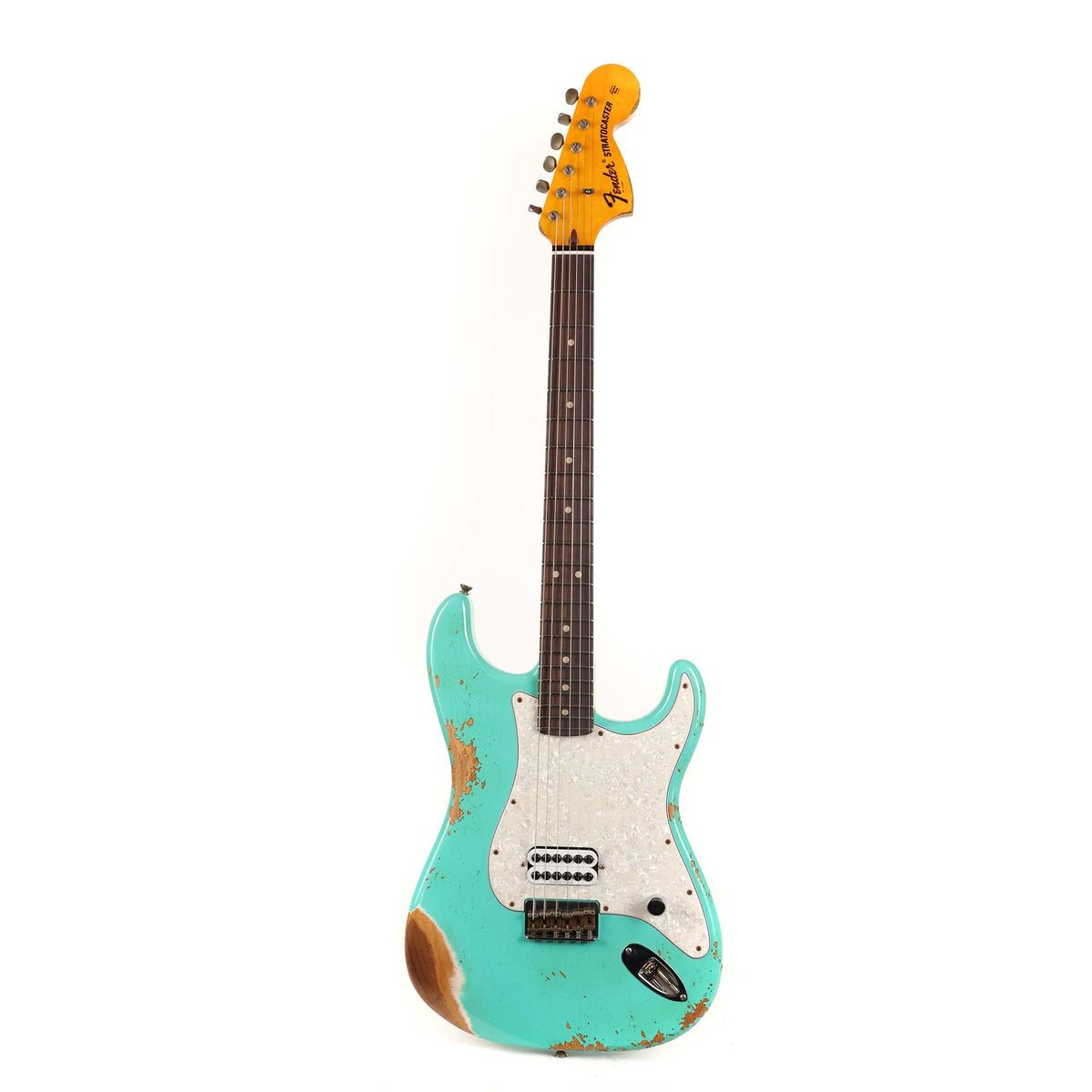 Fender Custom Shop 1969 Stratocaster Hardtail Heavy Relic Seafoam Green — 2