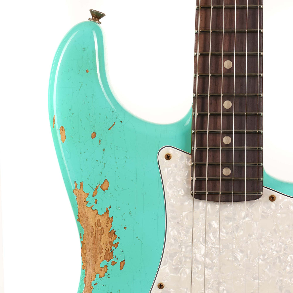 Fender Custom Shop 1969 Stratocaster Hardtail Heavy Relic Seafoam